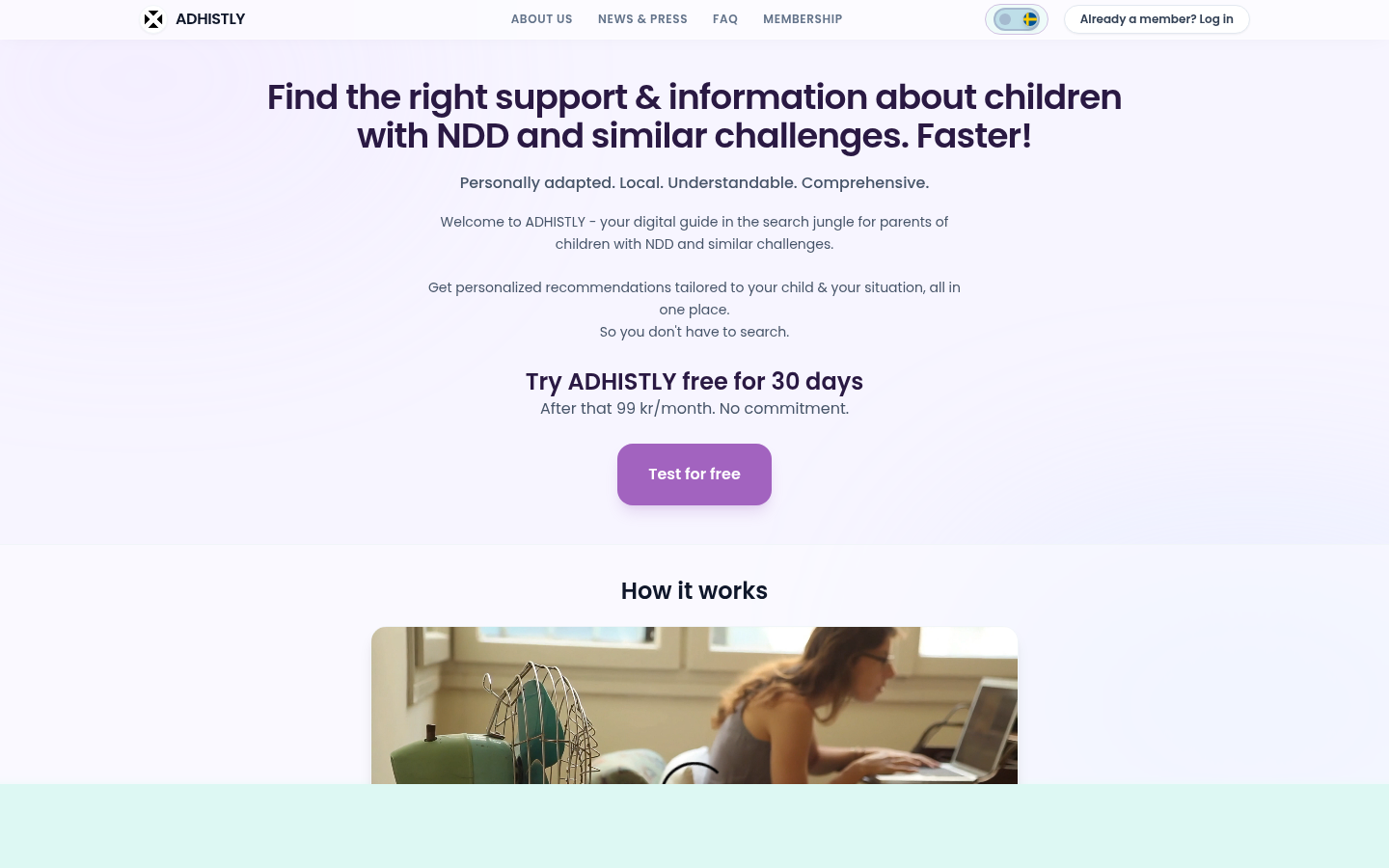 ADHISTLY project preview